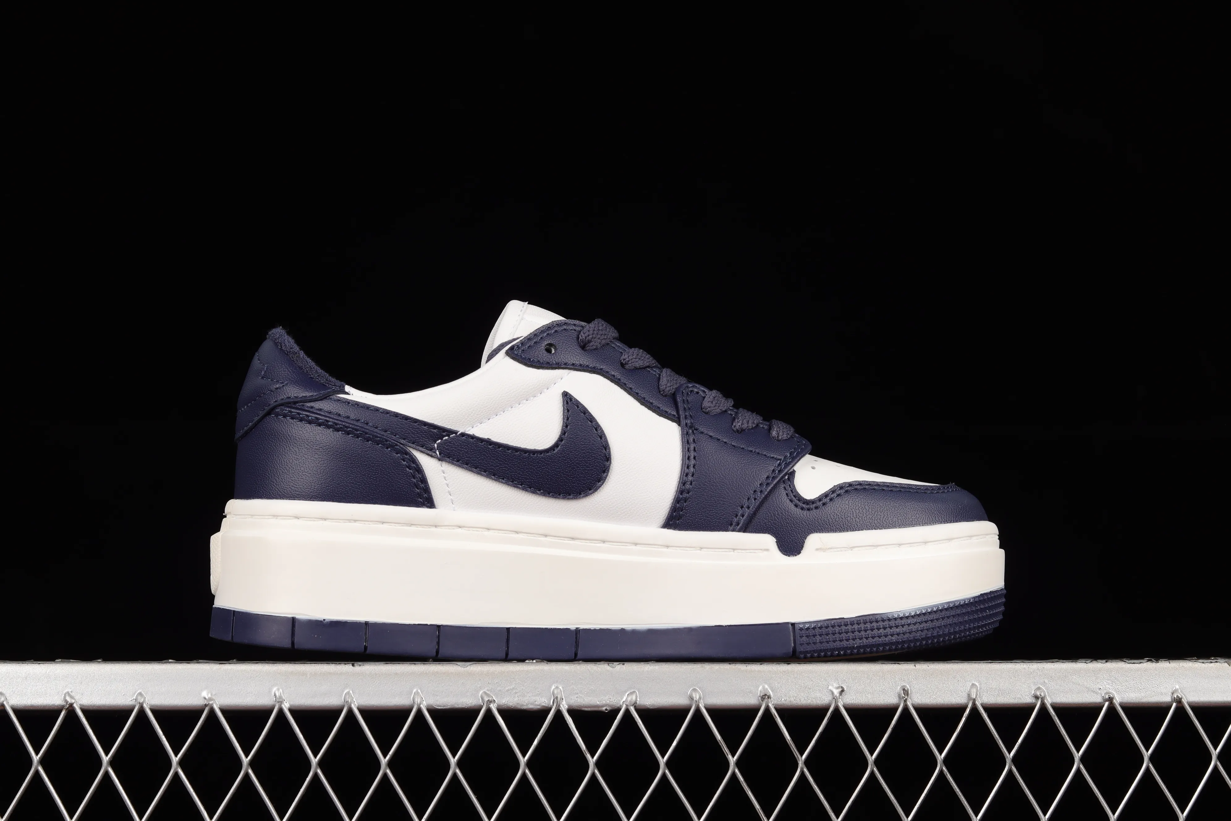 All categories Air Jordan Jordan series basketball shoes Air Jordan 1 Low Z version Air Jordan 1 Elevate Low SE "Wolf Grey" Little AJ first layer thick sole retro basketball shoes DH7004-141